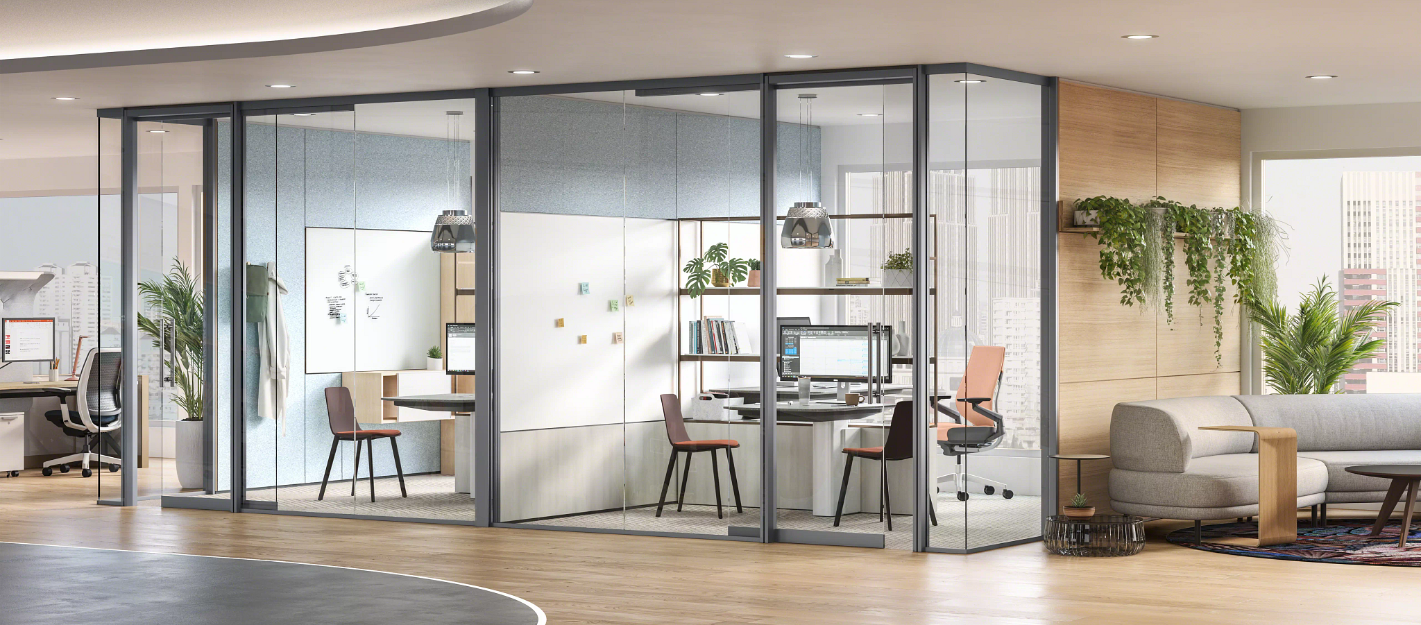 Steelcase Everwall modular prefabricated walls
