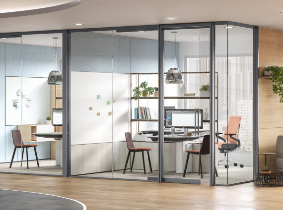 Steelcase Everwall modular prefabricated walls